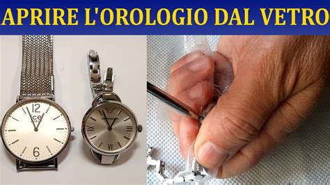 aprire orologio dolce gabbana|Come Aprire Correttamente il Fondello di un Orologio.